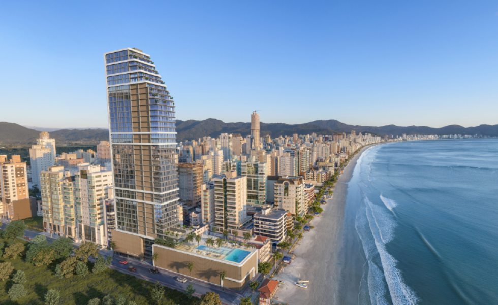 O empreendimento residencial de alto padrão na praia de Itapema será inaugurado em 2028