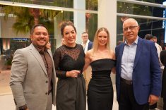 Diego Ferreira,  Débora Paiva, Cristiane Navarro e Clademir Argenta.