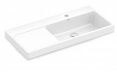 Modelo de sobrepor com mesa de metal ? 80 x 38 cm (largura x profundidade)