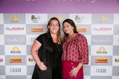 Nadia Bentz e a coordenadora técnica do projeto, Rose Guazzi