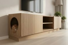 Rack com nicho, Viva Móveis.