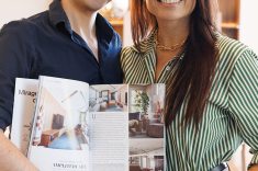 O arquiteto Sebastian Ponce da RA+AS Arquitetura com Carla Koppe