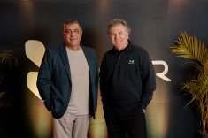 3.	Paulo Roberto de Oliveira, presidente da Associação dos Proprietários de Imobiliárias do Paraná (ADPI), e Carlos Canto, presidente da Confraria Imobiliária, prestigiaram o encontro.