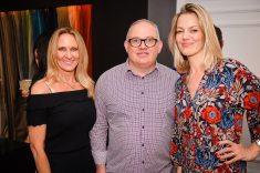 A engenheira civil Cláudia Horta ao lado dos arquitetos Edison Vello e Claudia Pereira