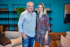 ? O empresário Fernando Kersting e a arquiteta Claudia Pereira