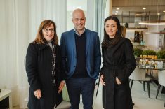 Maristella Fischer com Leandro Lorca e Marcela Mesquita